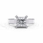 1.75 Carat Princess Cut Classic Solitaire Band