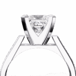 1.75 Carat Princess Cut Classic Solitaire Band - Image 2
