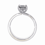 1.25 Carat Round Cut Forever Solitaire Band - Image 3