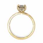 1.25 Carat Round Cut Forever Solitaire Band - Image 7