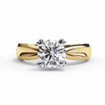 1.25 Carat Round Cut Classic Solitaire Forever Band