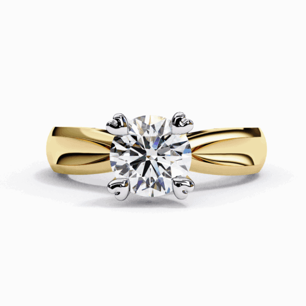 1.25 Carat Round Cut Classic Solitaire Forever Band