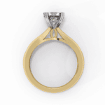 1.25 Carat Round Cut Classic Solitaire Forever Band - Image 3