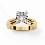 1.25 Carat Round Cut Classic Solitaire Forever Band - Image 4