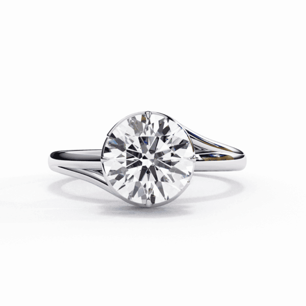 1.25 Carat Round Cut Classic Solitaire Band