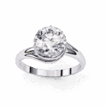 1.25 Carat Round Cut Classic Solitaire Band - Image 4