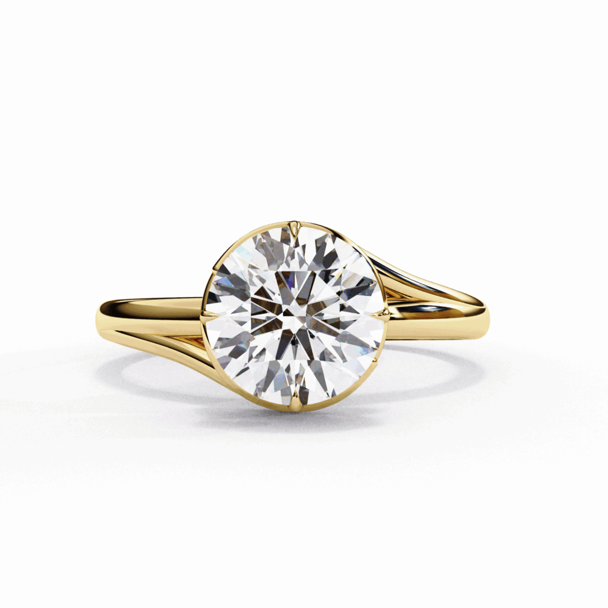 1.25 Carat Round Cut Classic Solitaire Band  Image 5