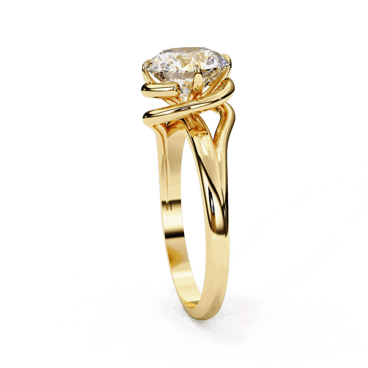 1.25 Carat Round Cut Classic Solitaire Band  Image 6