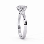 1 Carat Princess Cut Solitaire Diamond Ring - Image 2