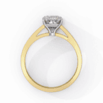 1 Carat Princess Cut Solitaire Diamond Ring - Image 7