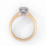 1 Carat Princess Cut Solitaire Diamond Ring - Image 11