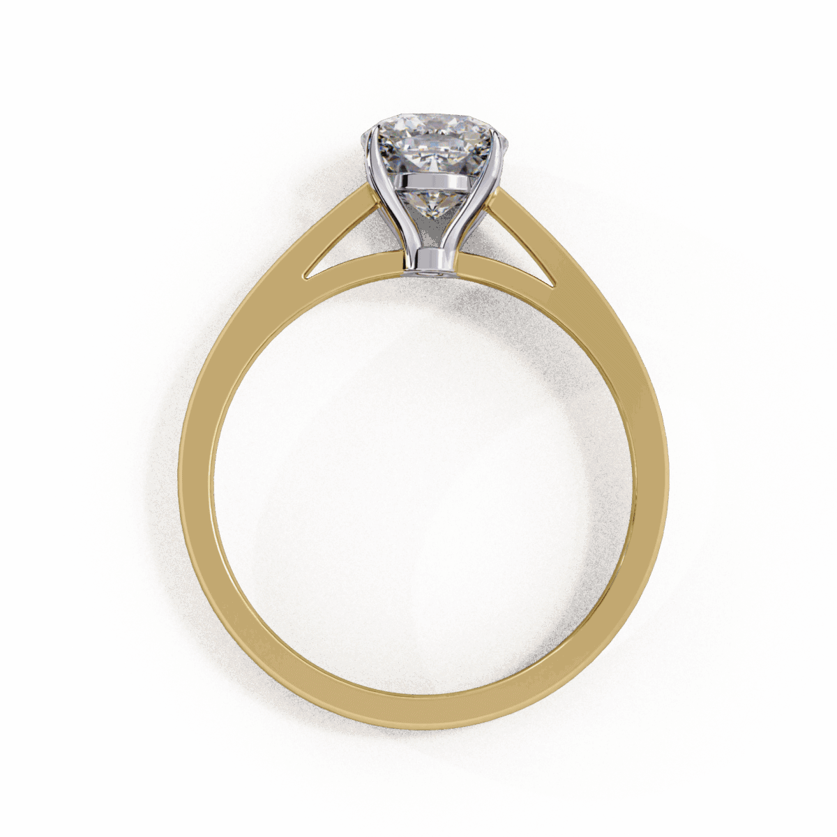 1.5 Carat Cushion Cut Solitaire Diamond Ring  Image 7