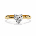 0.75 Carat Heart Cut Solitaire Diamond Ring - Image 5