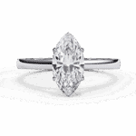0.75 Carat Marquise Cut Solitaire Diamond Ring