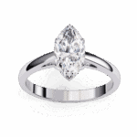0.75 Carat Marquise Cut Solitaire Diamond Ring - Image 4