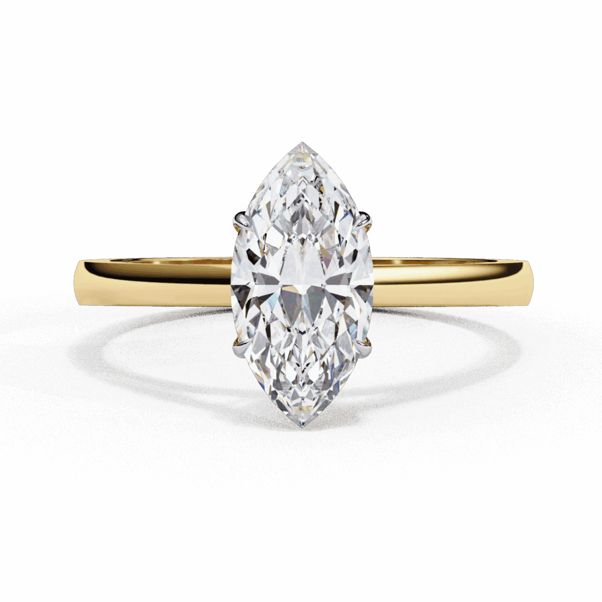 0.75 Carat Marquise Cut Solitaire Diamond Ring  Image 5