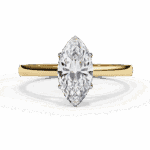 0.75 Carat Marquise Cut Solitaire Diamond Ring - Image 5