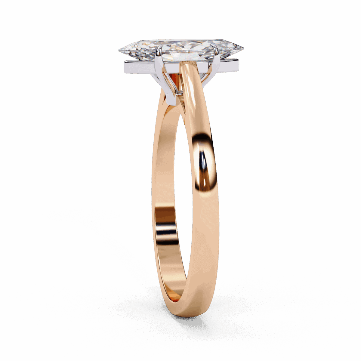 0.75 Carat Marquise Cut Solitaire Diamond Ring  Image 10