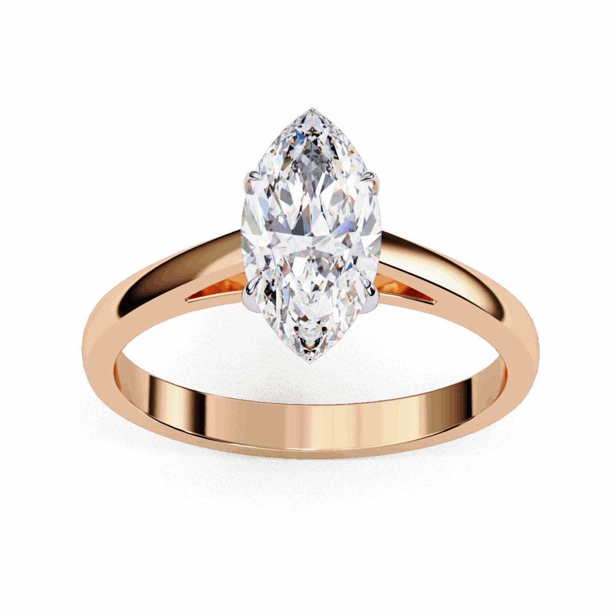 0.75 Carat Marquise Cut Solitaire Diamond Ring  Image 12