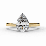 1.25 Carat Pear Cut Solitaire Diamond Ring - Image 5