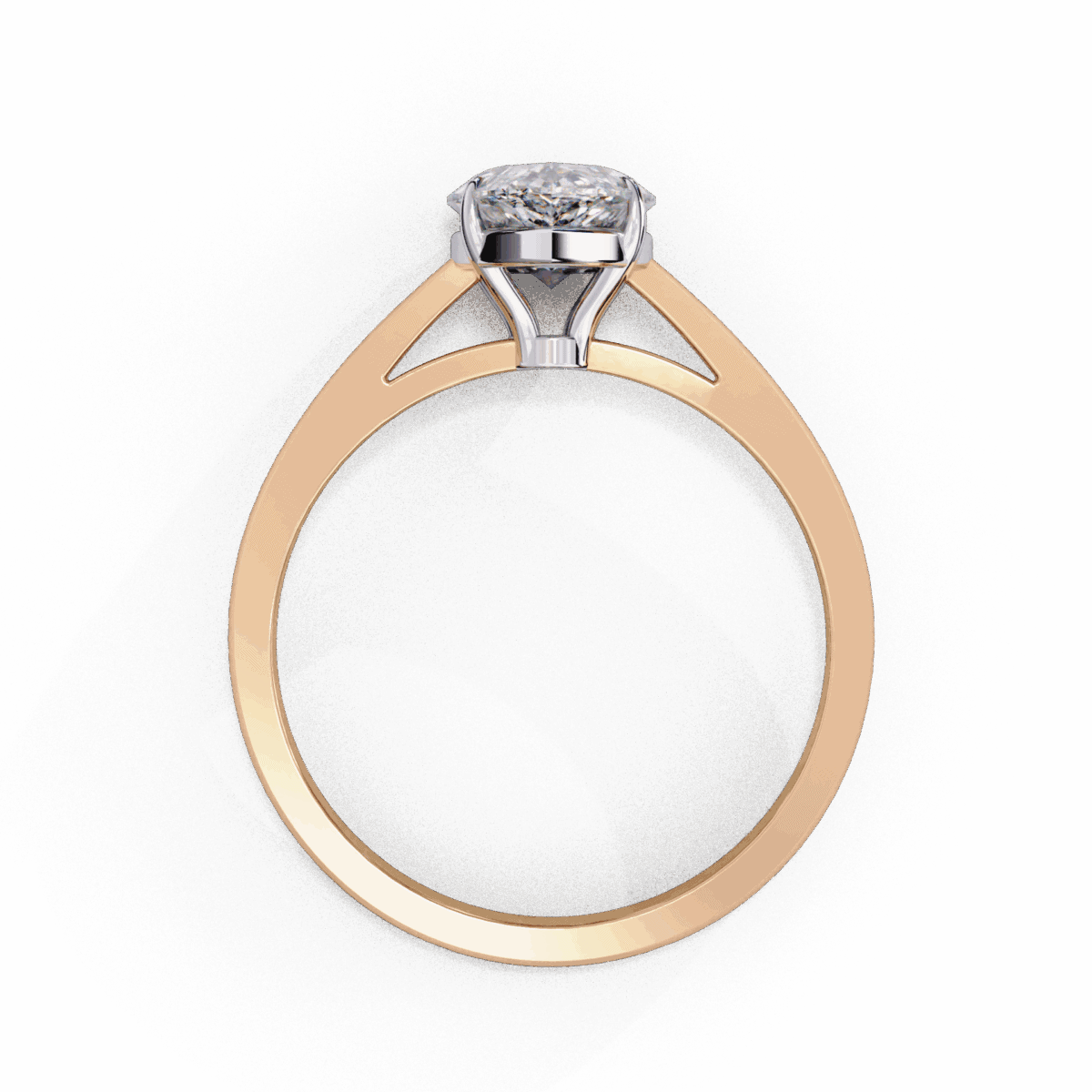 1.25 Carat Pear Cut Solitaire Diamond Ring  Image 11