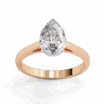 1.25 Carat Pear Cut Solitaire Diamond Ring - Image 12