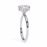 1.25 Carat Oval Cut Eternal Solitaire Wedding Ring - Image 2