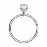 1.25 Carat Oval Cut Eternal Solitaire Wedding Ring - Image 3