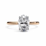 1.25 Carat Oval Cut Eternal Solitaire Wedding Ring - Image 7