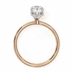 1.25 Carat Oval Cut Eternal Solitaire Wedding Ring - Image 9