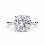 2.75 Carat Cushion Cut Eternal Solitaire Wedding Ring
