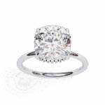 2.75 Carat Cushion Cut Eternal Solitaire Wedding Ring - Image 4