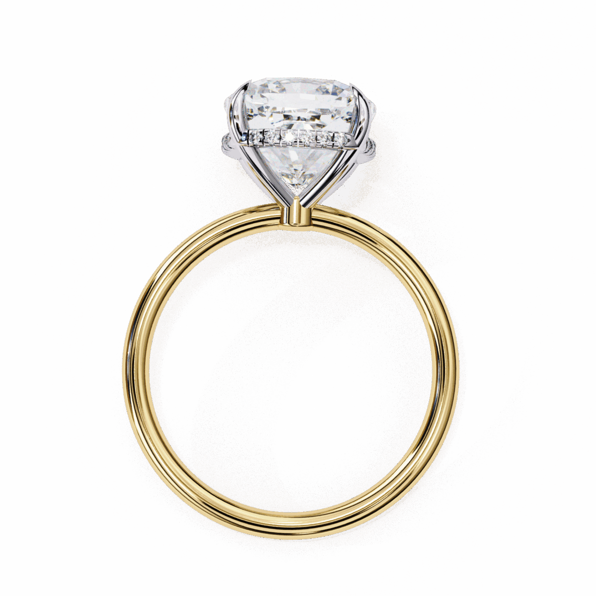 2.75 Carat Cushion Cut Eternal Solitaire Wedding Ring  Image 7