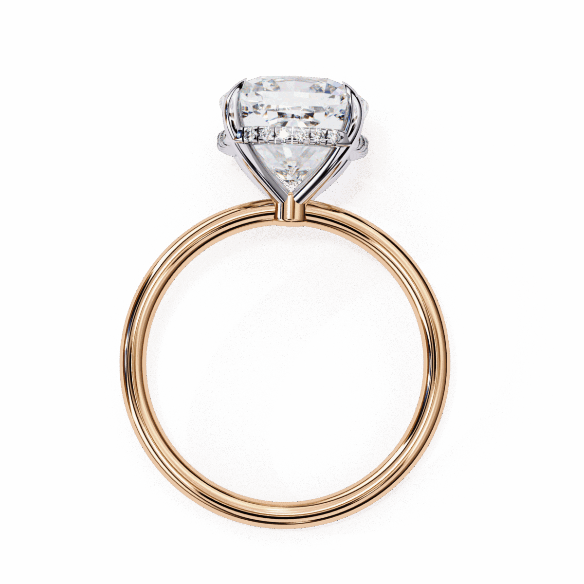 2.75 Carat Cushion Cut Eternal Solitaire Wedding Ring  Image 11