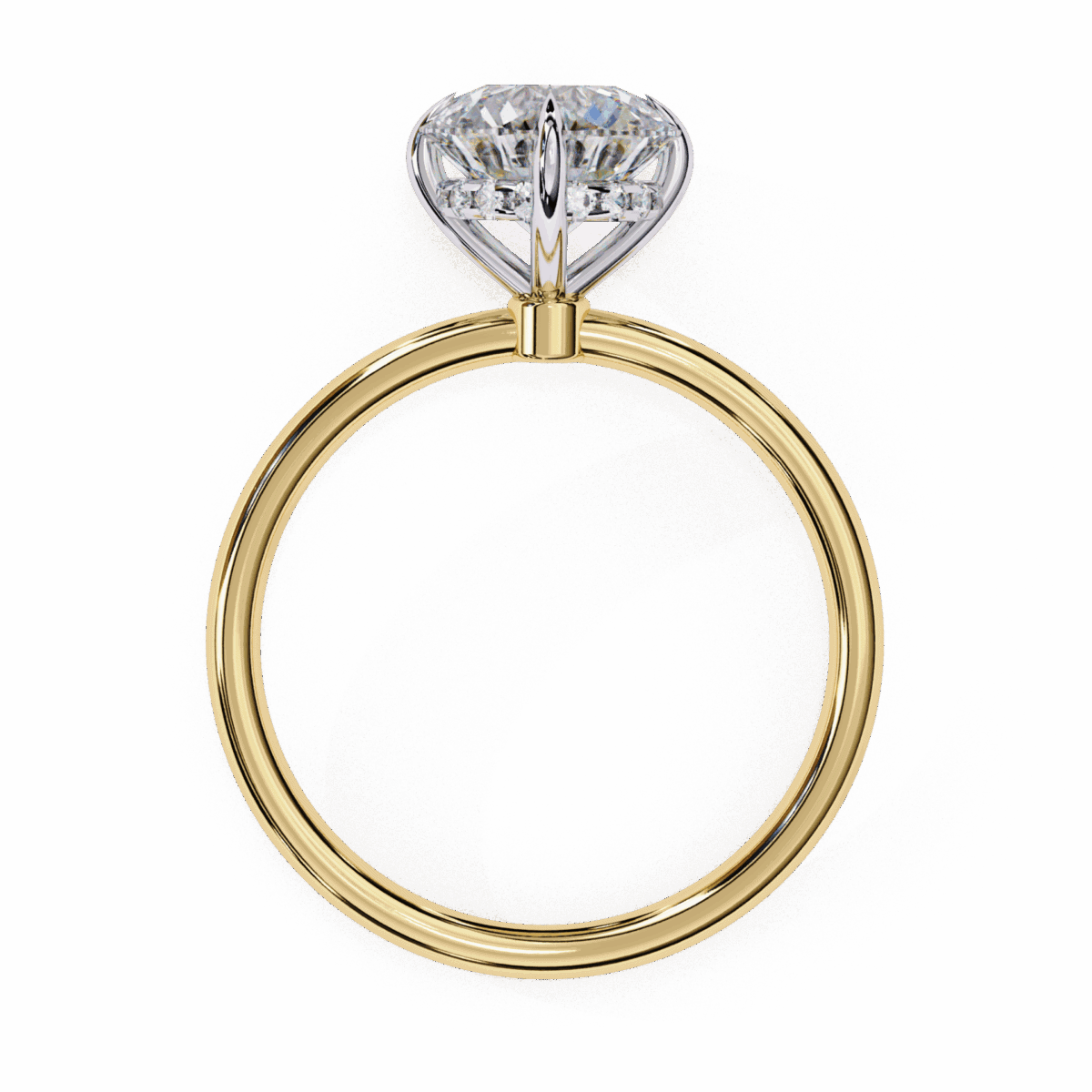 2.25 Carat Round Cut Eternal Solitaire Wedding Ring  Image 7