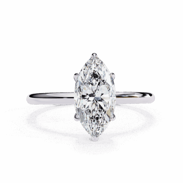 1.5 Carat Marquise Cut Eternal Solitaire Wedding Ring