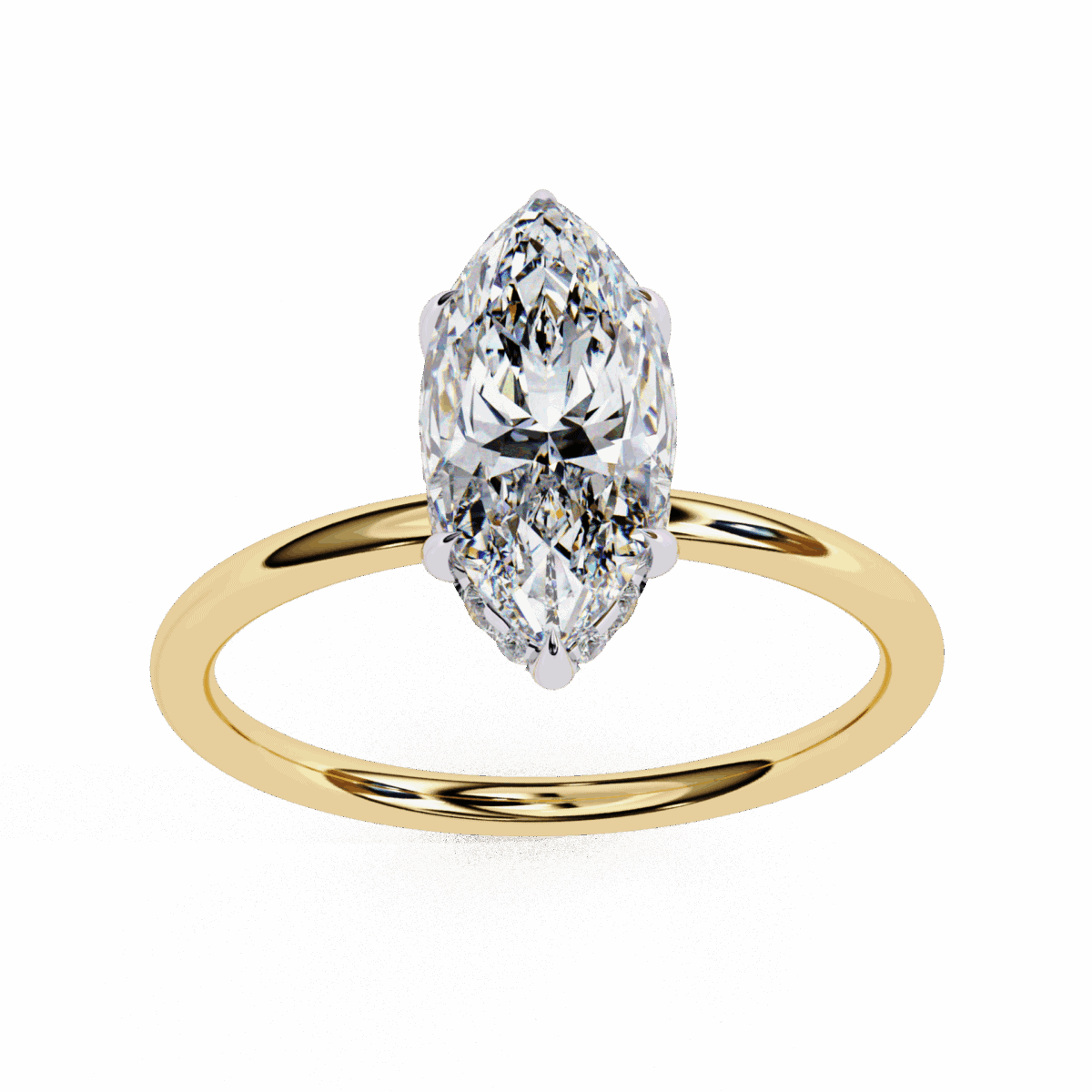 1.5 Carat Marquise Cut Eternal Solitaire Wedding Ring  Image 8