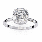 2.75 Carat Cushion Cut Solitaire Promise Wedding Ring - Image 4