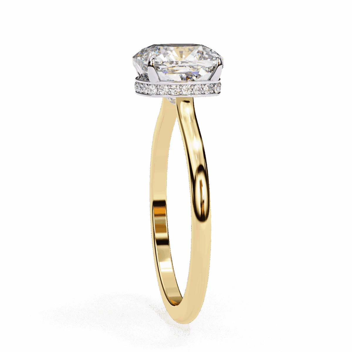 2.75 Carat Cushion Cut Solitaire Promise Wedding Ring  Image 7