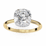 2.75 Carat Cushion Cut Solitaire Promise Wedding Ring - Image 9