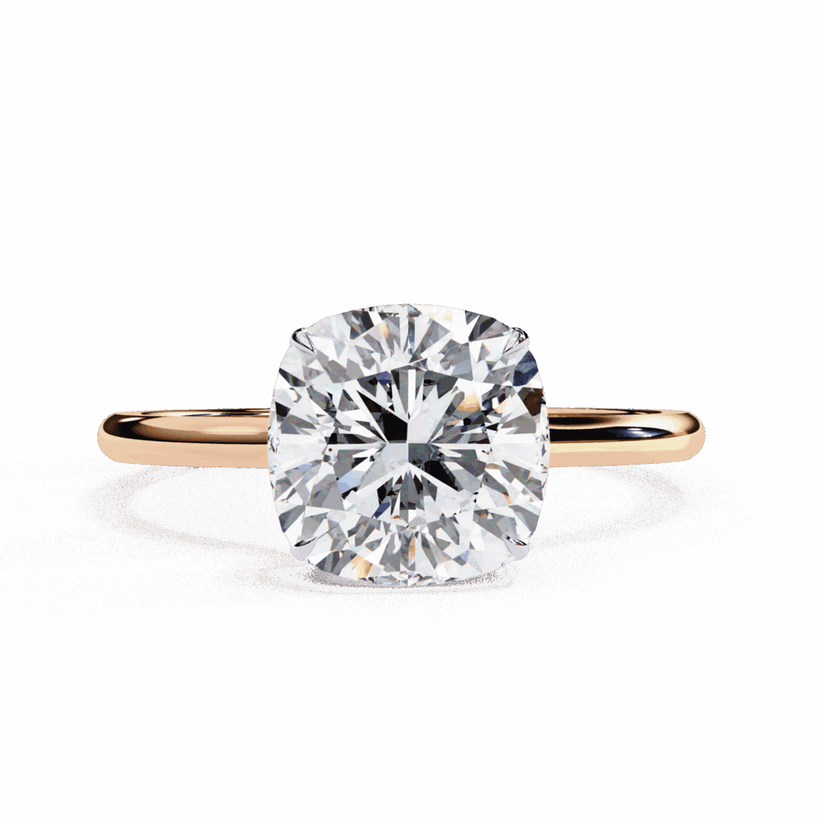 2.75 Carat Cushion Cut Solitaire Promise Wedding Ring  Image 10