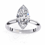 1.5 Carat Marquise Cut Solitaire Promise Wedding Ring - Image 4