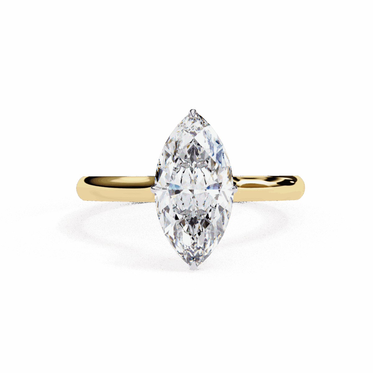 1.5 Carat Marquise Cut Solitaire Promise Wedding Ring  Image 5