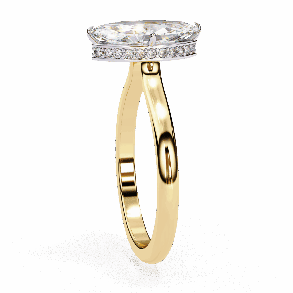 1.5 Carat Marquise Cut Solitaire Promise Wedding Ring  Image 6