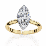 1.5 Carat Marquise Cut Solitaire Promise Wedding Ring - Image 8