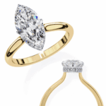 1.5 Carat Marquise Cut Solitaire Promise Wedding Ring - Image 9