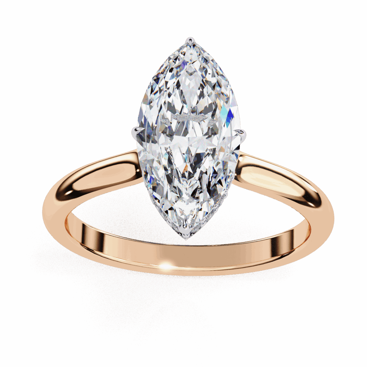 1.5 Carat Marquise Cut Solitaire Promise Wedding Ring  Image 13