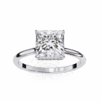 2.25 Carat Princess Cut Solitaire Promise Wedding Ring - Image 3