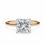 2.25 Carat Princess Cut Solitaire Promise Wedding Ring - Image 9