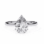 1.75 Carat Pear Cut Solitaire Promise Wedding Ring